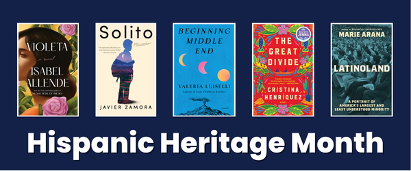 Hispanic Heritage Month with book covers
