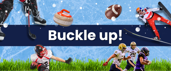 Football players and winter sports athletes