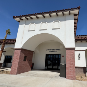 Exterior of the new Litchfield Park Library