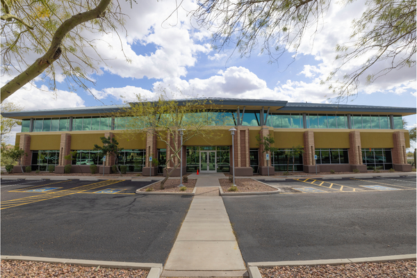 Exterior of the new Anthem Library